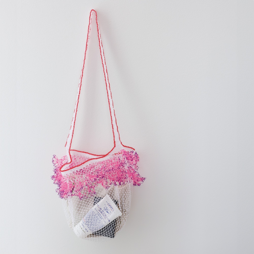 Net frill shoulder White | 8000000works | エイトミリオン
